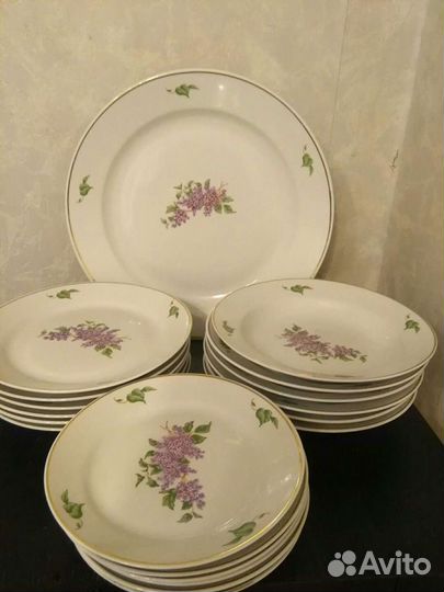 Сервиз столовый сирень 68г