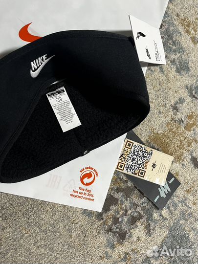 Бандана Nike Club Fleece Headband W Black Оригинал