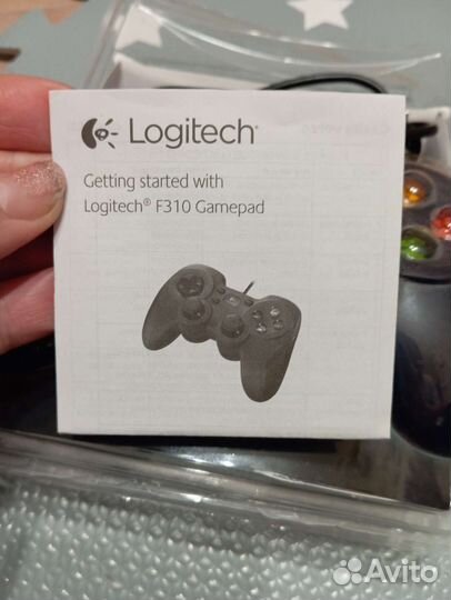 Геймпад Logitech G F310, черный/синий