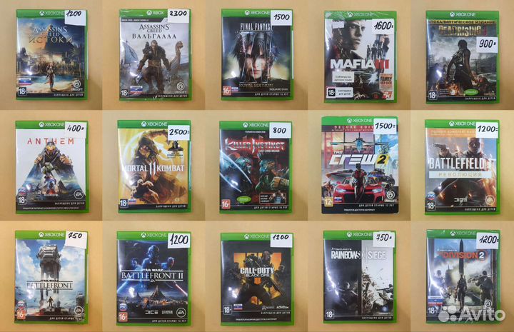 Игры для Xbox One и Xbox 360