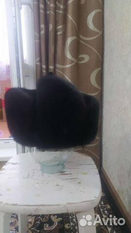 Норковая шапка мужская ушанка