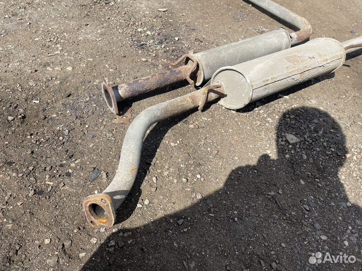 Глушитель шевроле ланос