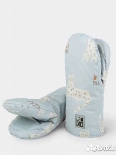 Муфты-варежки Leokid Vincent голубой