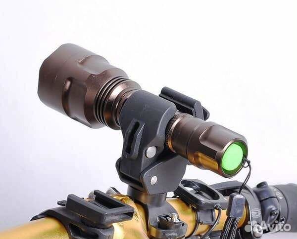 Мощь лапа - держатель для фонаря на руль