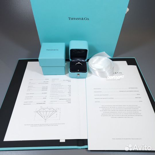 Кольцо Tiffany & Co 0.26 Ct оригинал