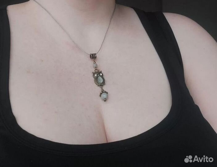 Кулон Сова лабрадор