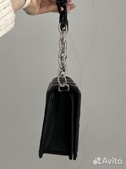 Сумка O'Stin женская черная со стразами