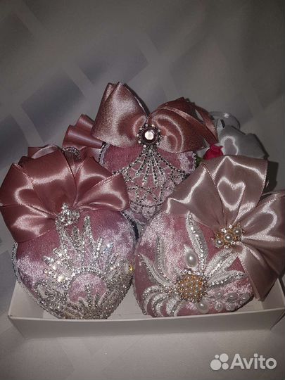 Новогодние украшения шары ручной работы