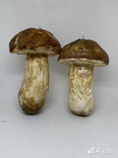 Игрушки на елку из ваты