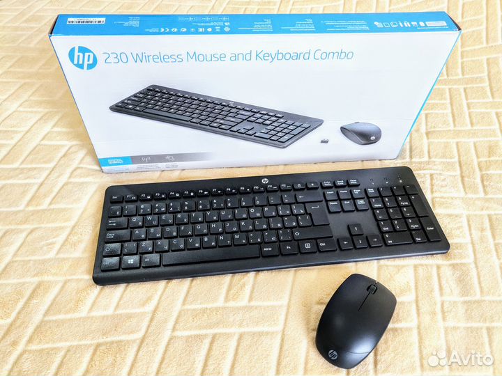 Беспроводная мышь+клавиатура HP 230 Wireless