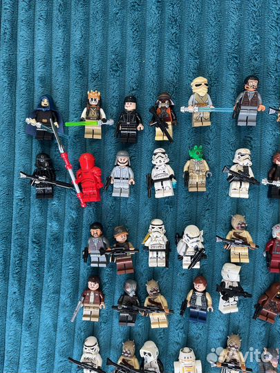 Лот Lego Star Wars 62 минифигурки