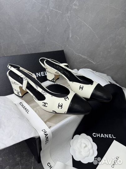 Туфли слингбэки chanel