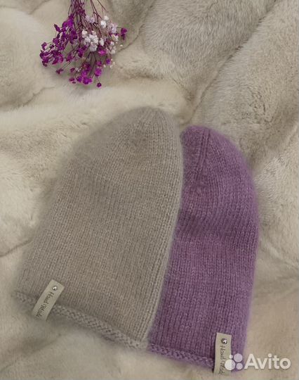 Шапочка из пуха норки