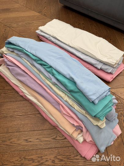 Ткань трикотажный хлопок отрезы (Италия, Турция)