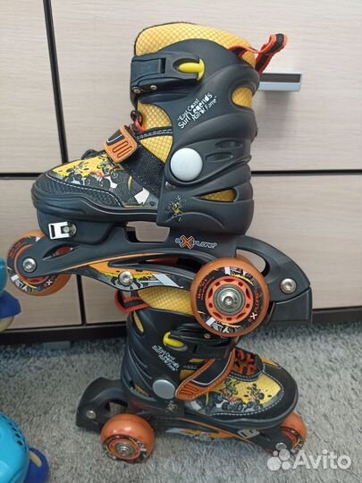 Роликовые коньки детские. Ролики в хор. состоянии