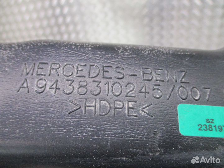 Воздуховод отопителя Mercedes-Benz A9438310245