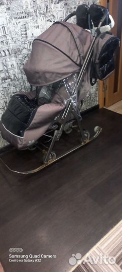 Коляска санки