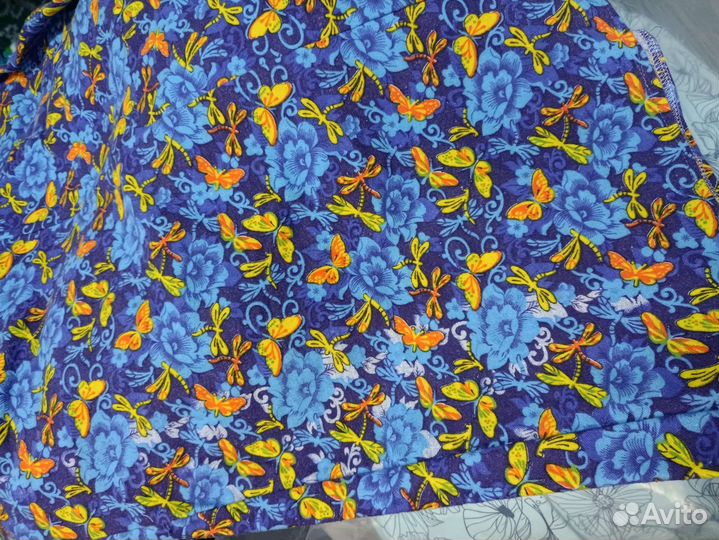 Халат пуговицы фланель