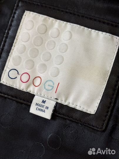 Кожаная куртка косуха Coogi оригинал