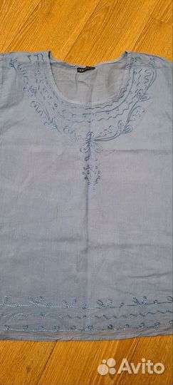 Блузки р. 50 пакетом(4шт.) хлопок