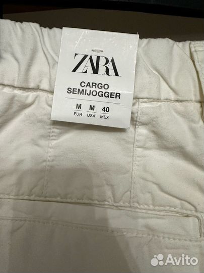 Брюки карго мужские zara