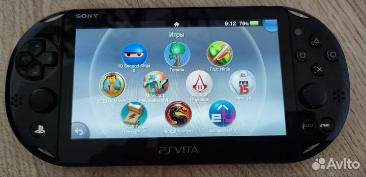 Sony PS Vita Slim прошитая 60 игр