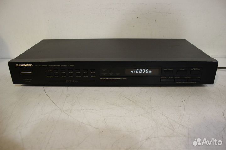 Pioneer F-551 Стерео Тюнер Japan 1988г