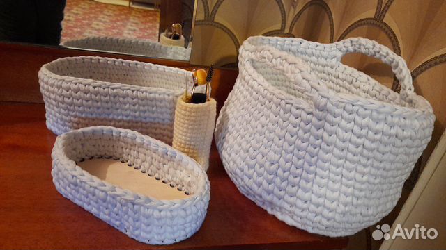 Корзина плетеная для хранения