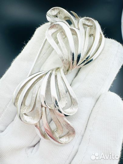 Винтажная брошь Англия бант