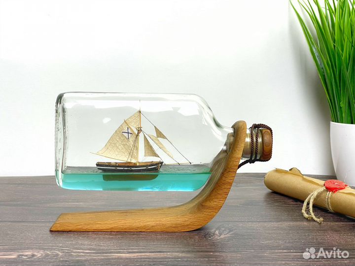 Корабль в бутылке Тендер «Поспешный»