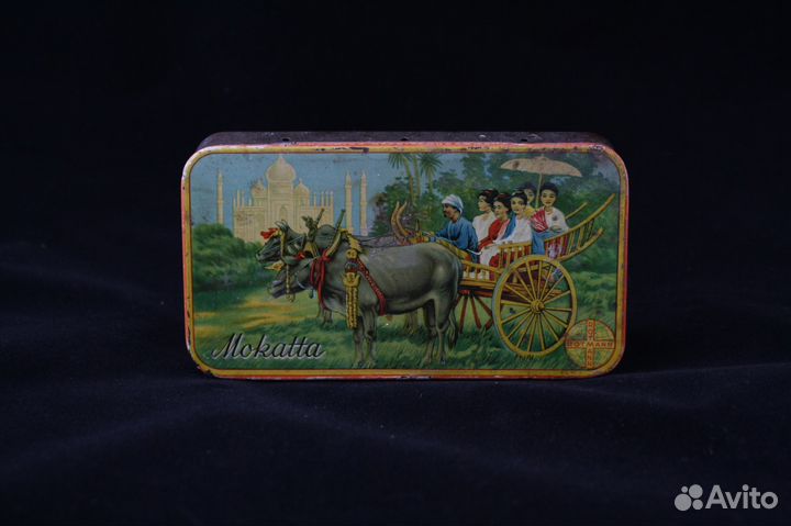 Старинная коробка Mokatta von Rotmann