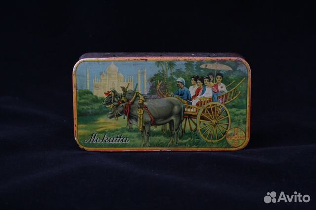 Старинная коробка Mokatta von Rotmann