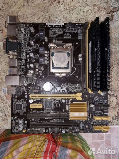 Материнская плата asus/i5/16 гб озу