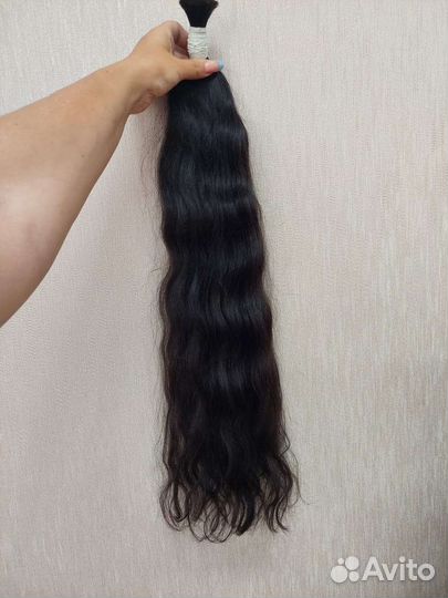 Натуральные волосы для наращивания 70см