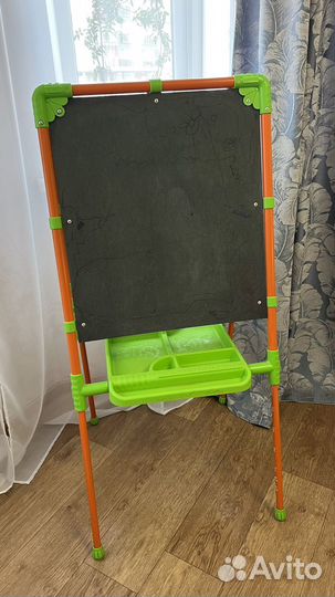 Мольберт для рисования с магнитной доской детский