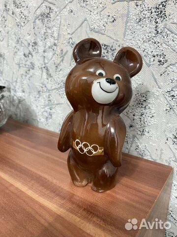 Олимпийский мишка 1980 фарфор