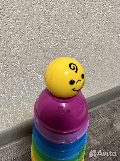 Пирамида Fisher price и лото для малышей