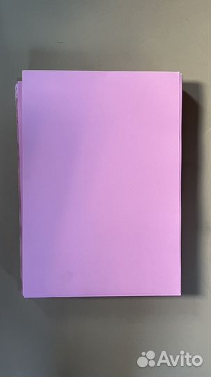 Бумага А3 плотность 160 розовая 150л