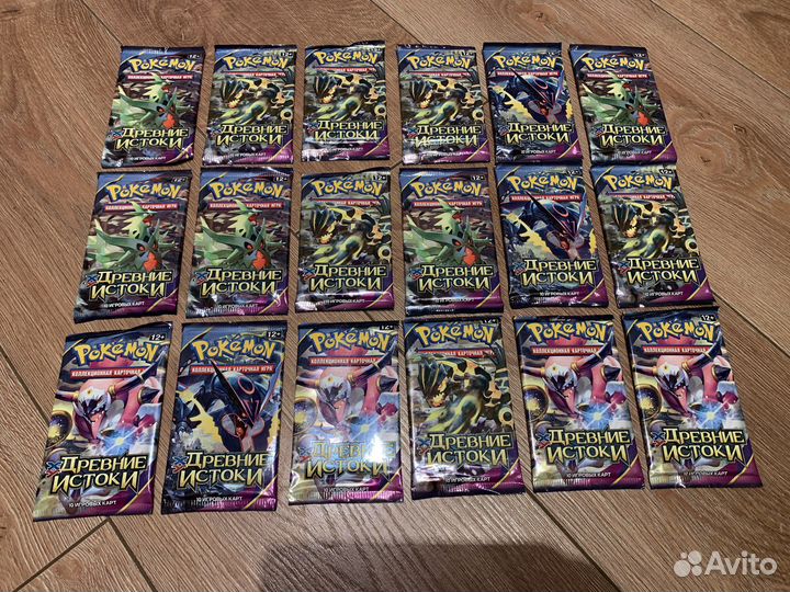 Бустеры Pokemon XY7 Древние истоки