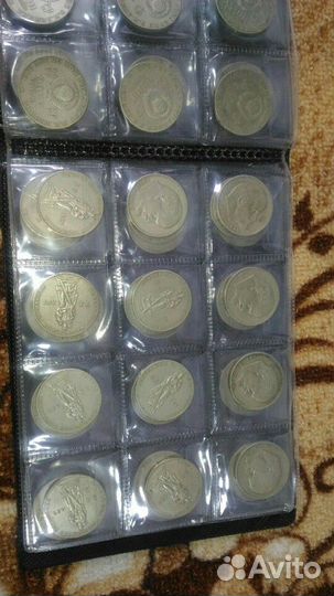 Советские рубли 72 шт с монетником