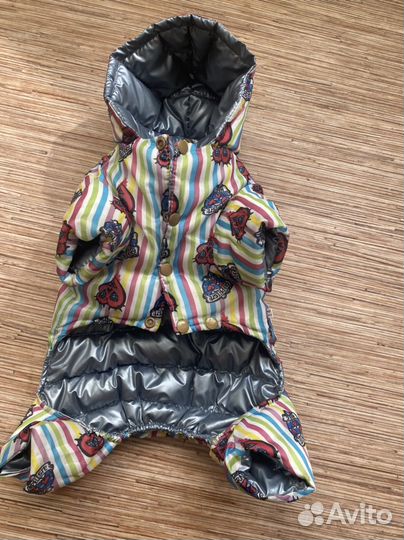 Утепленный комьинезон для маленькой собаки