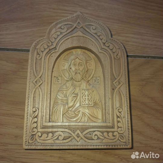 Городецкая резьба, Икона Христа Вседержителя
