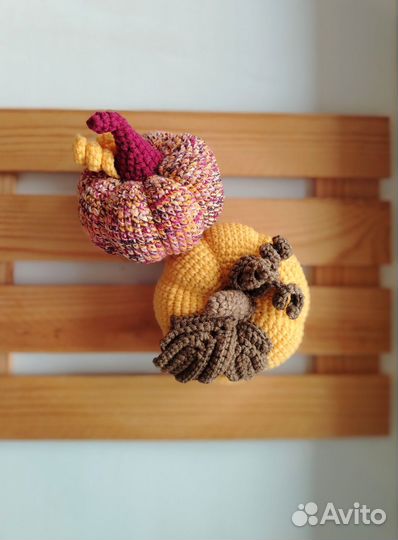 Тыква крючком вязаная