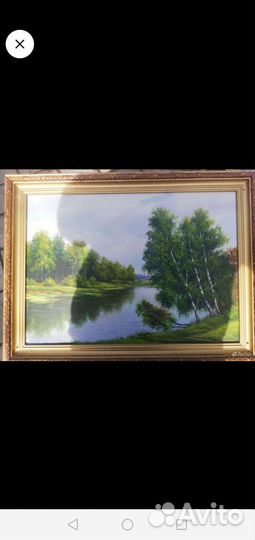 Картина маслом на холсте пейзаж