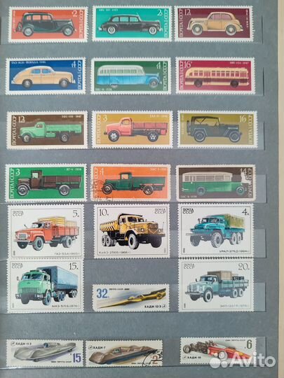 Марки на разную тематику