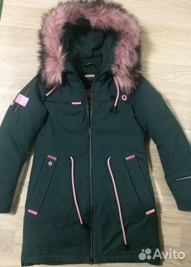 Парка зимняя для девочки 158