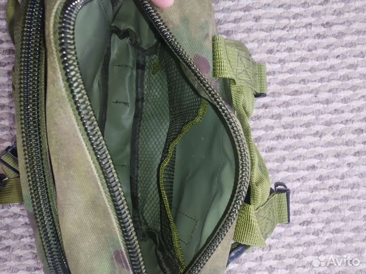 Сумка поясная тактическая (мох)