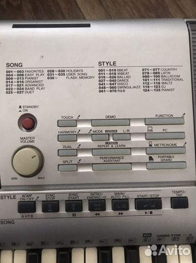 Синтезатор yamaha psr 295
