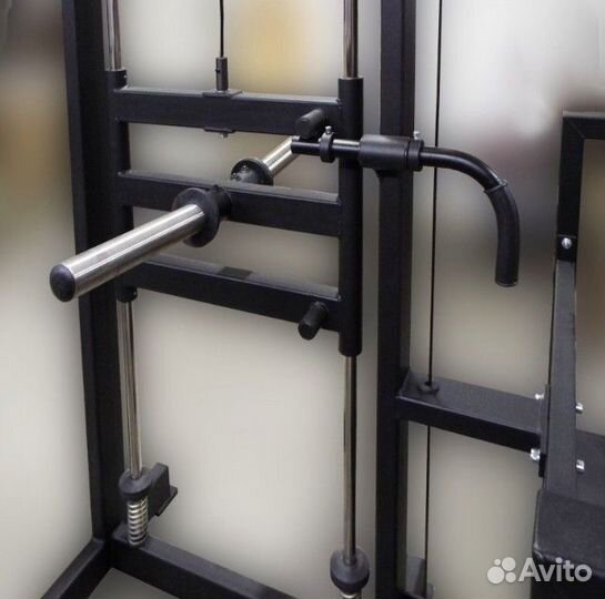 Тренажер для приседаний с отягощением поясом AV320