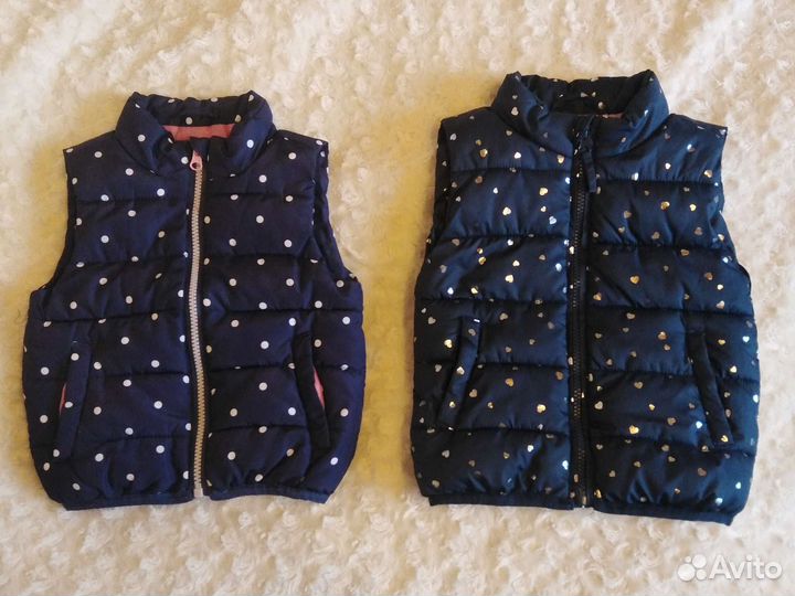 Детская одежда, р.86: куртки, жилеты, джинсы и др